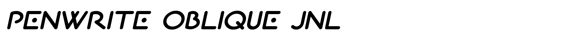 Penwrite Oblique JNL image